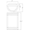 Access Lighting Nevis, 1 Light Outdoor Wall Mount, Satin Finish, Ribbed Frosted Glass 20011MG-SAT/RFR - alternate 2